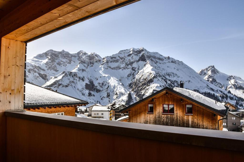 Ferienwohnung Haus Alpenblick Schröcken Exterior foto