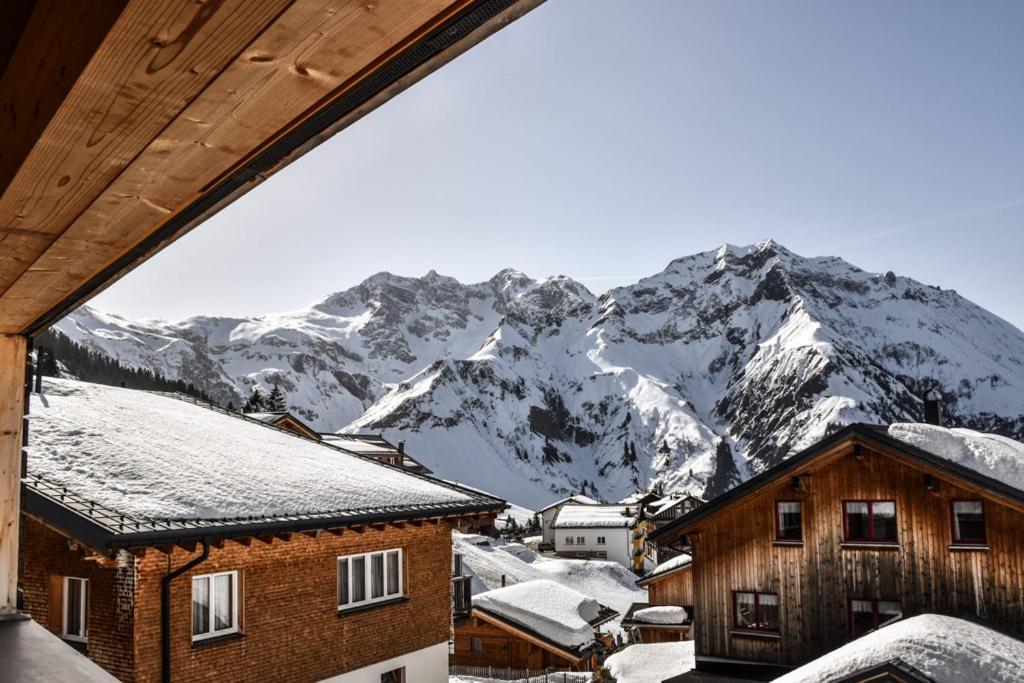 Ferienwohnung Haus Alpenblick Schröcken Exterior foto