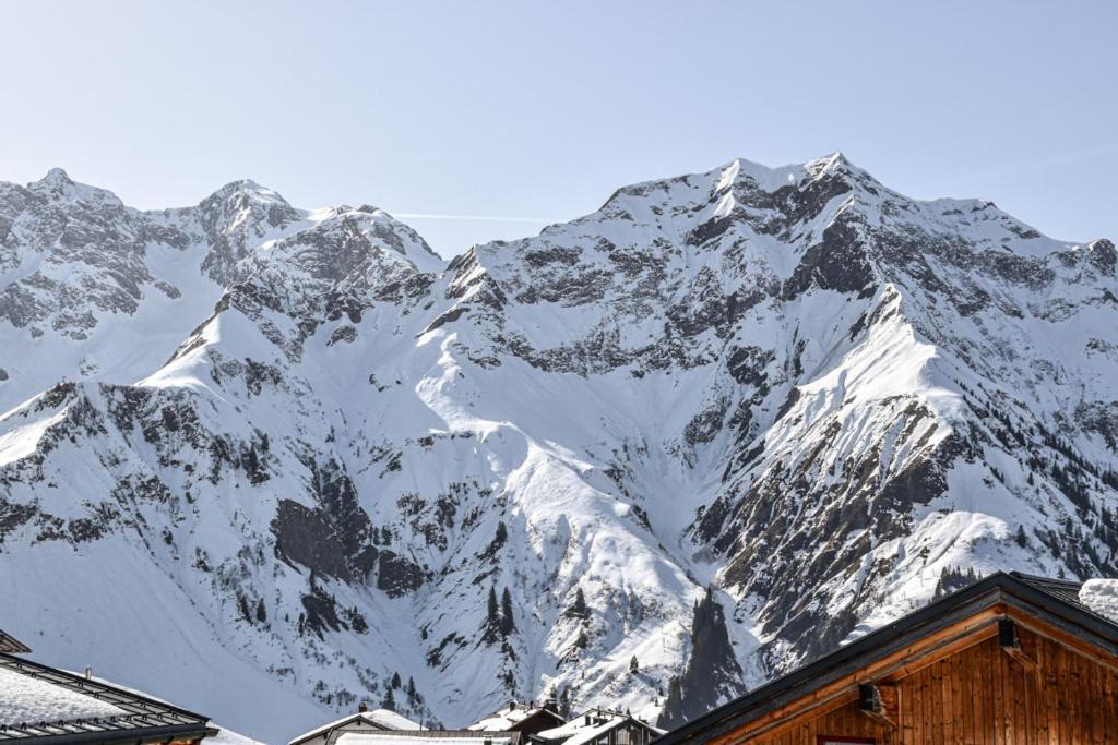 Ferienwohnung Haus Alpenblick Schröcken Exterior foto