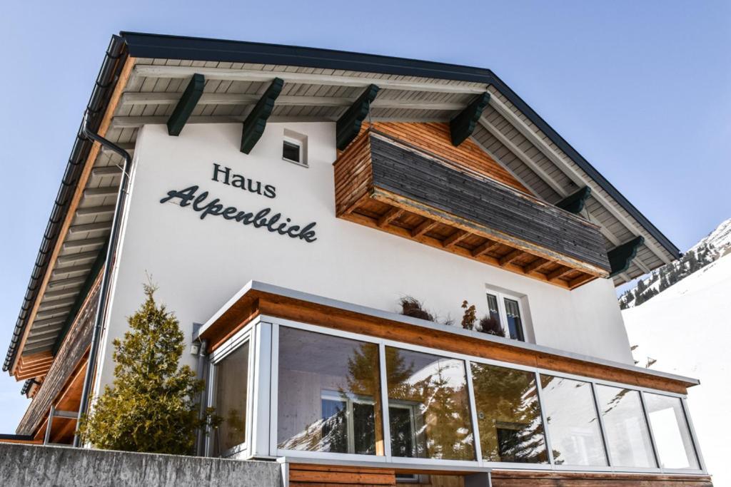 Ferienwohnung Haus Alpenblick Schröcken Exterior foto