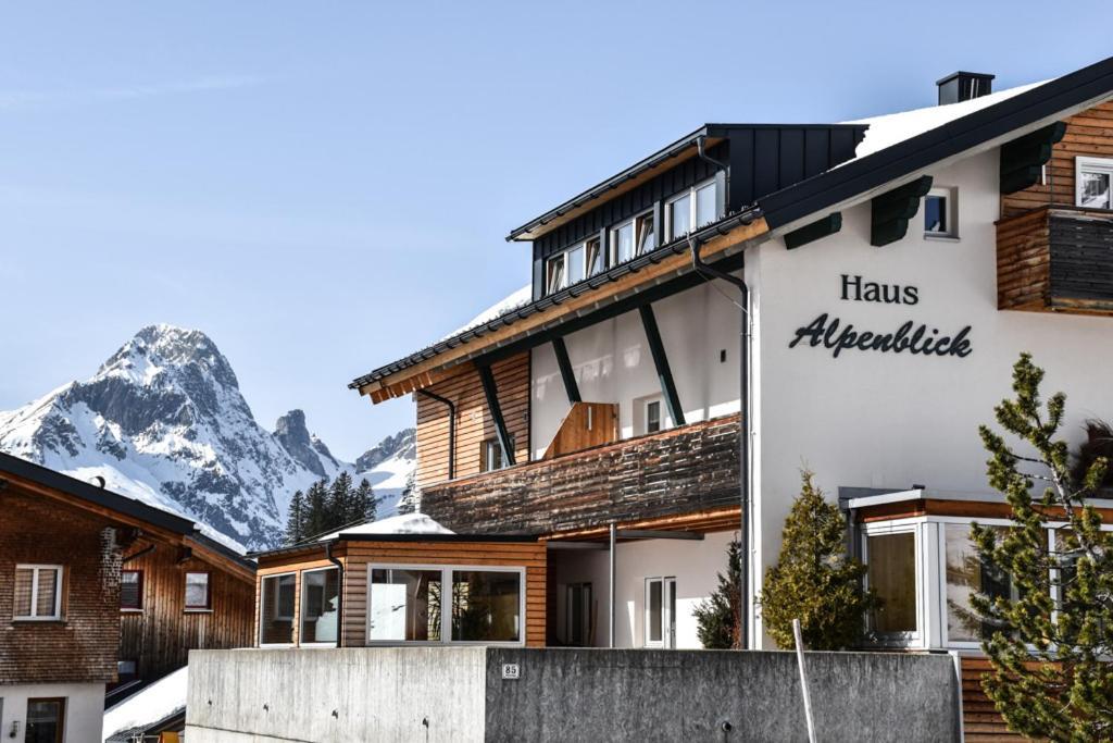 Ferienwohnung Haus Alpenblick Schröcken Exterior foto