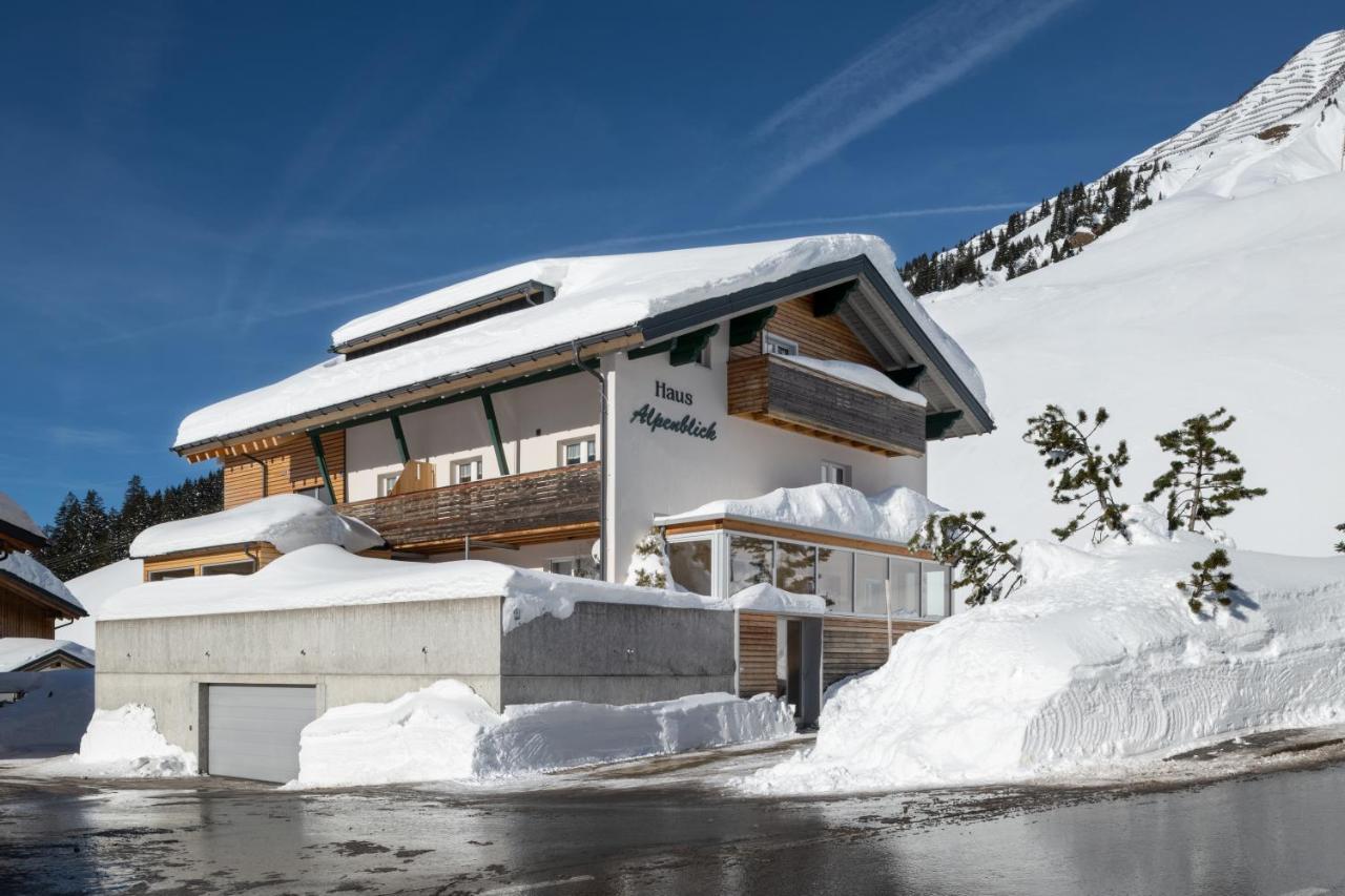 Ferienwohnung Haus Alpenblick Schröcken Exterior foto