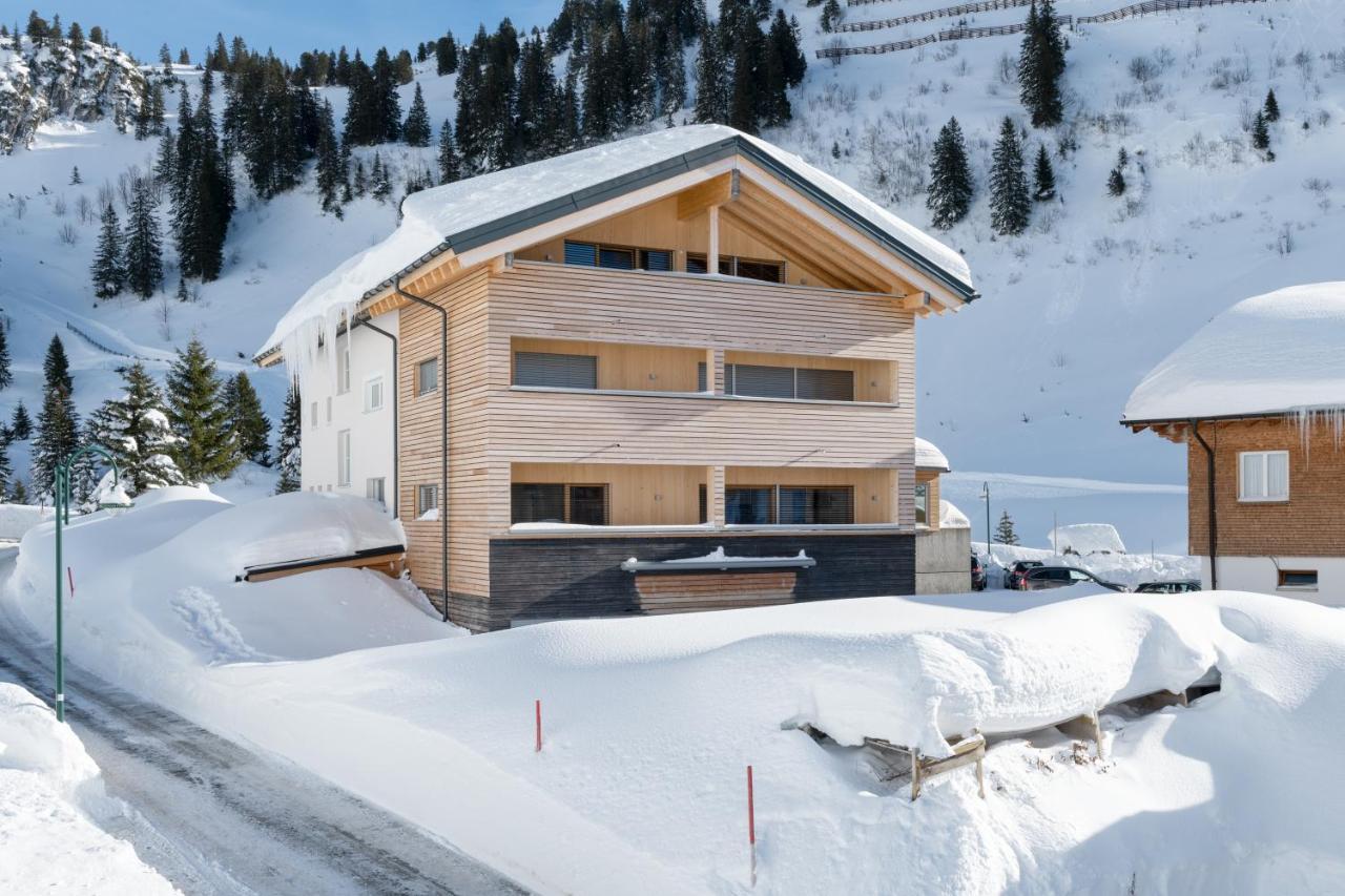 Ferienwohnung Haus Alpenblick Schröcken Exterior foto