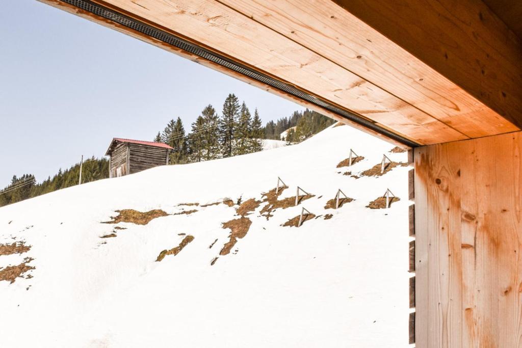 Ferienwohnung Haus Alpenblick Schröcken Exterior foto