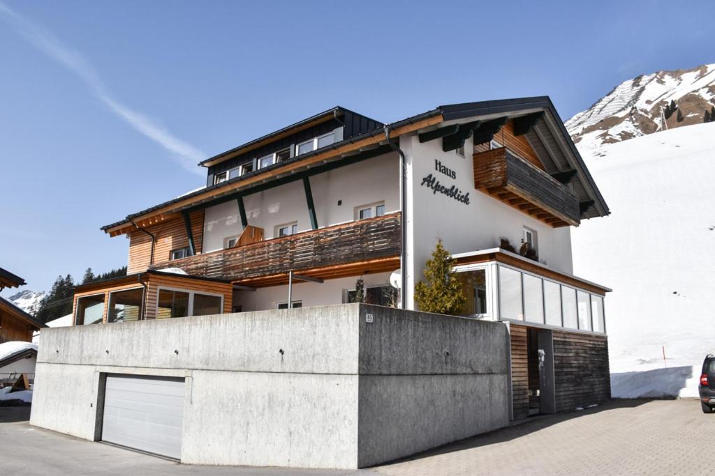 Ferienwohnung Haus Alpenblick Schröcken Exterior foto